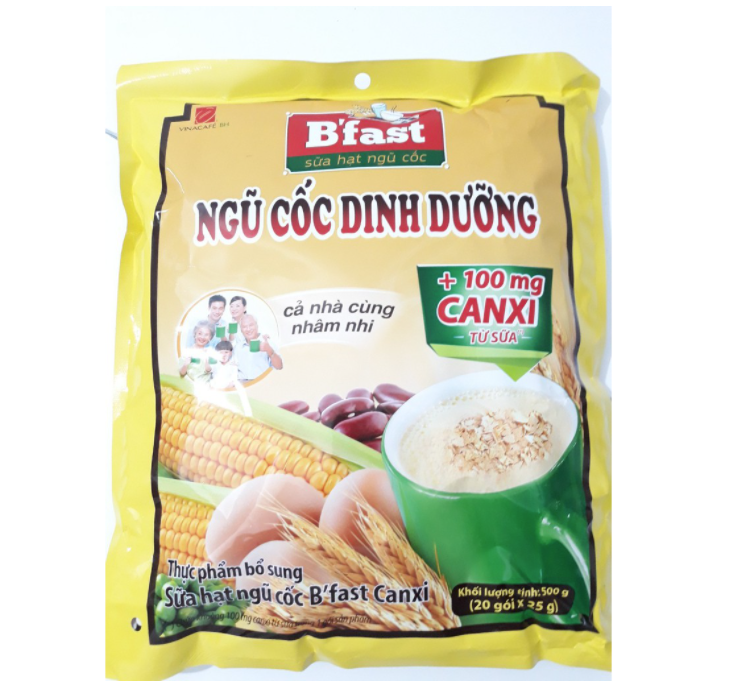 Ngũ Cốc Dinh Dưỡng Vinacafe Bịch 500g - 20 Gói