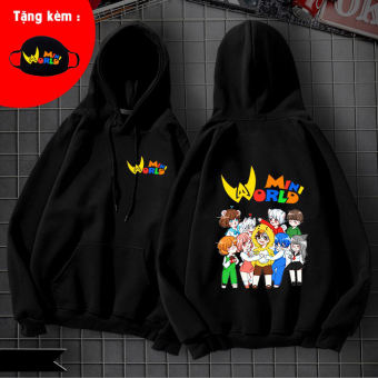 [HOT] Áo Hoodie Mini World Hero Team giá rẻ siêu đẹp - Tặng kèm bịt mặt Mini World