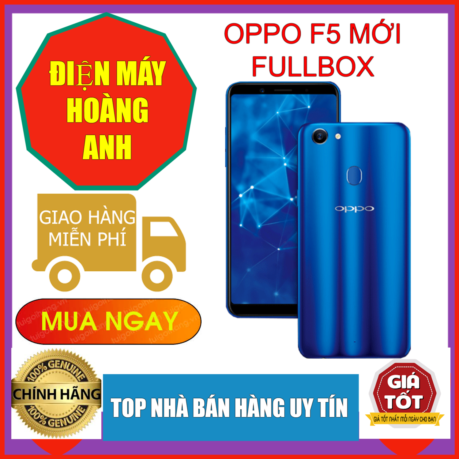 Điện thoại OPPO F5 NGUYÊN ZIN - CẤU HÌNH MANH FULLBOX - GIÁ RẺ TOÀN QUỐC