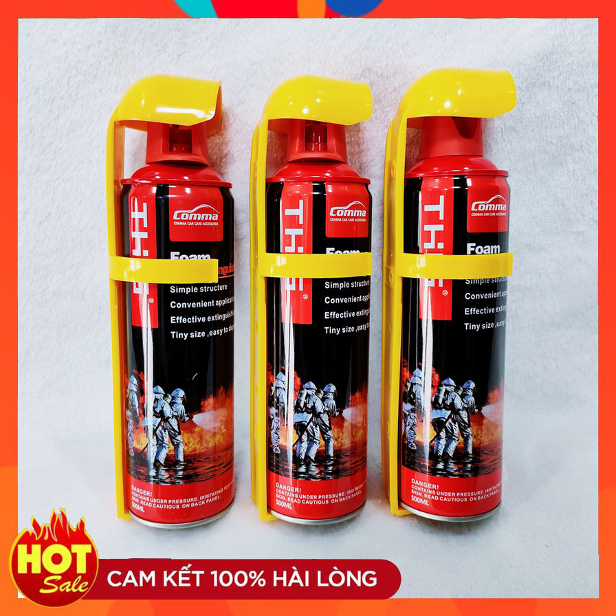 [XẢ KHO 3 NGÀY] Bình cứu hỏa mini - chai xịt cứu hỏa khẩn cấp - bình cứu hỏa nhanh - THIS FOAM FIRE EXSTINGUISHER - Vegair Shop