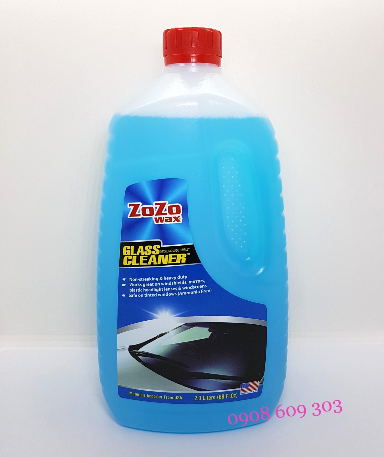 Nước rửa kính ô tô zozo wax glass cleaner 2 lít