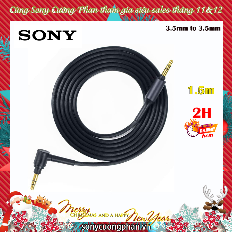 Jack sony 3.5mm 2 đầu - jack dây cắm audio sony 3,5mm 2 đầu / dây cáp 3.5 mm