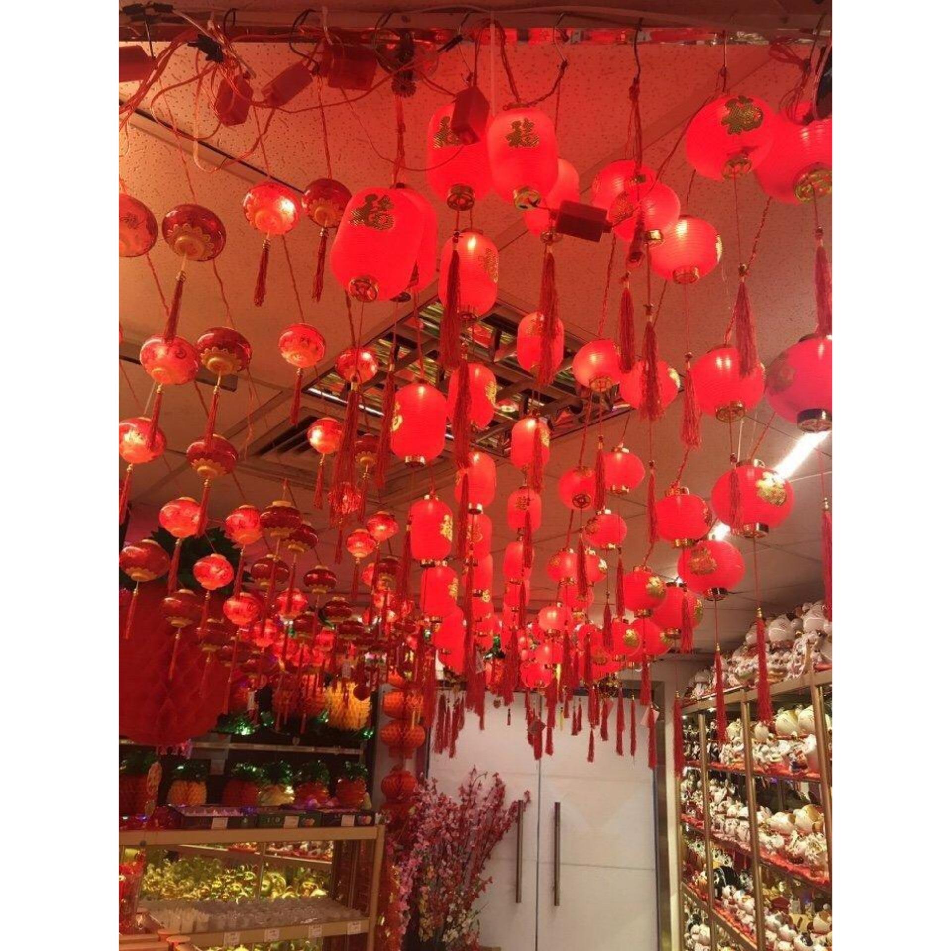 Đèn lồng trang trí tết 5m 16 bóng