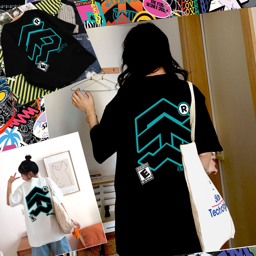 Áo Thun Nam Nữ Tay Lỡ 5 THE WAY BLUE