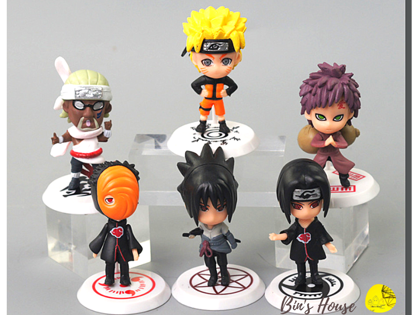 Bộ 6 mô hình Naruto - Mô hình anime