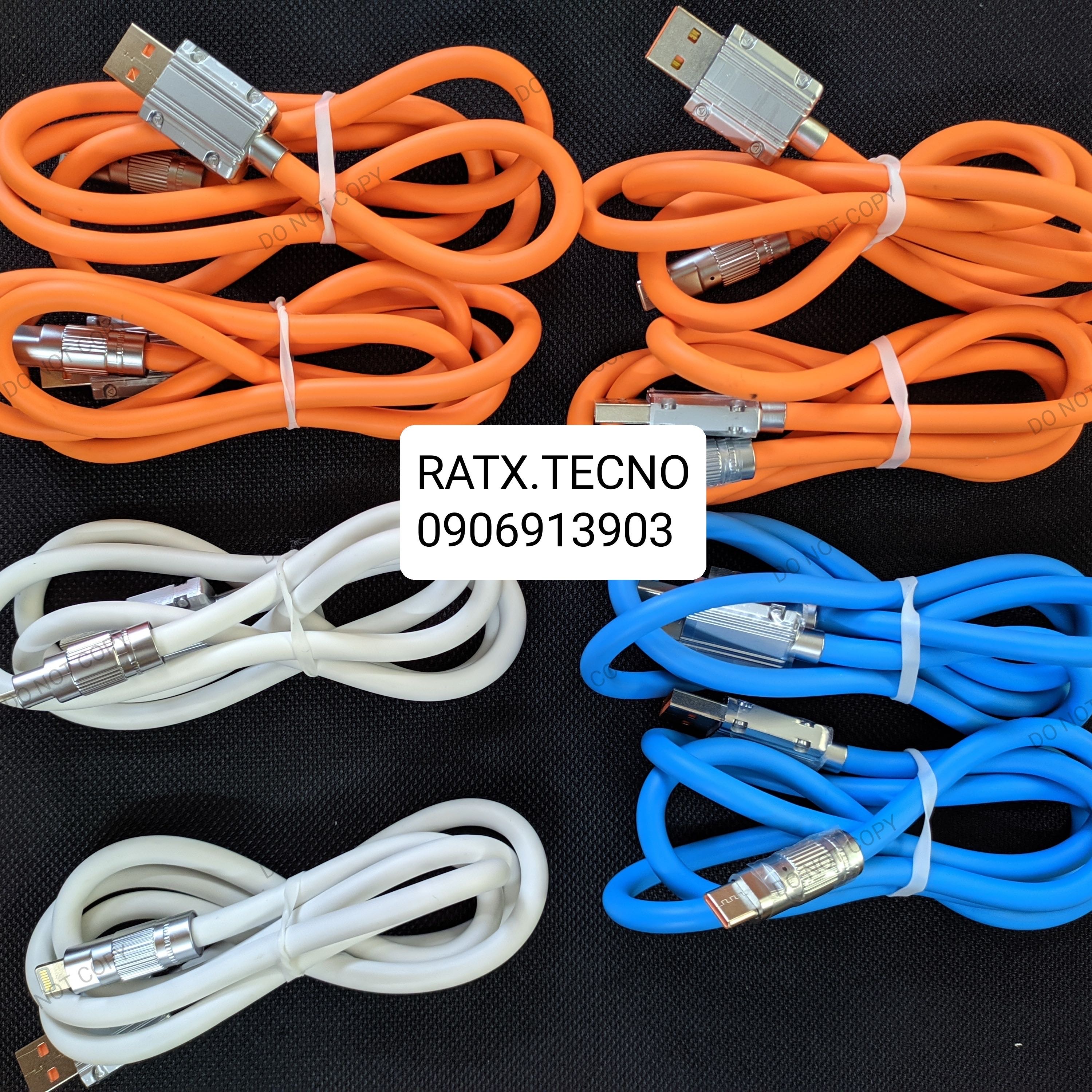Dây cáp sạc nhanh 120w pd usb to type-c