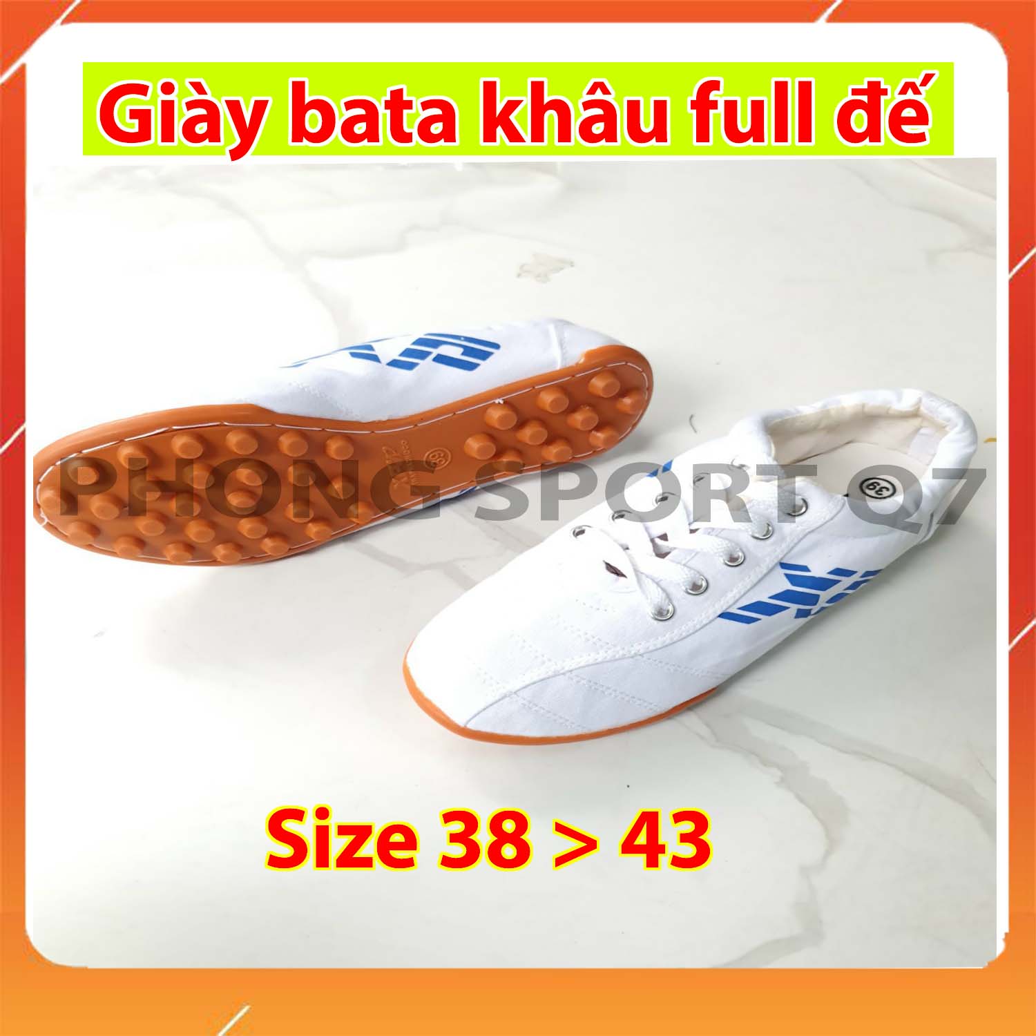 [HCM]GIÀY BATA ĐINH SÂN CỎ NHÂN TẠO GIÀY VẢI ĐÁ BÓNG
