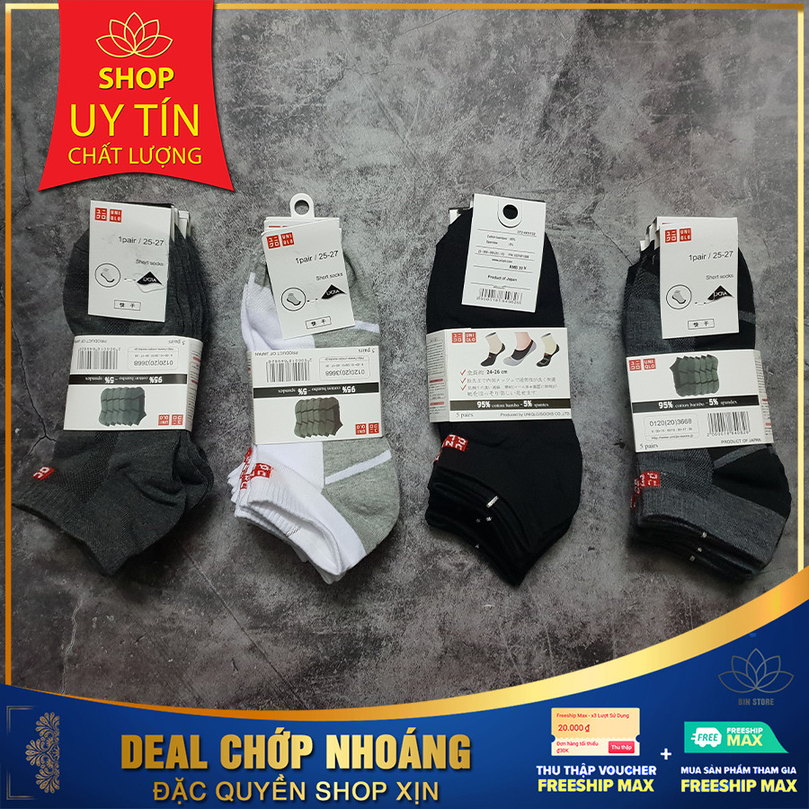 Tất Vớ Nam Nữ Xuất Nhật Uniqlo - Chống Hôi Chân - Tất Vớ Nam Nữ - Tất Vớ Cao Cấp