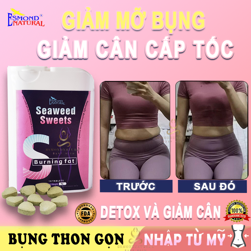 ESMOND viên giảm cân（giảm 1-16kg sau 7 ngày）Tăng cảm giác no giảm cân cấp tốc ân giảm mỡ bụng