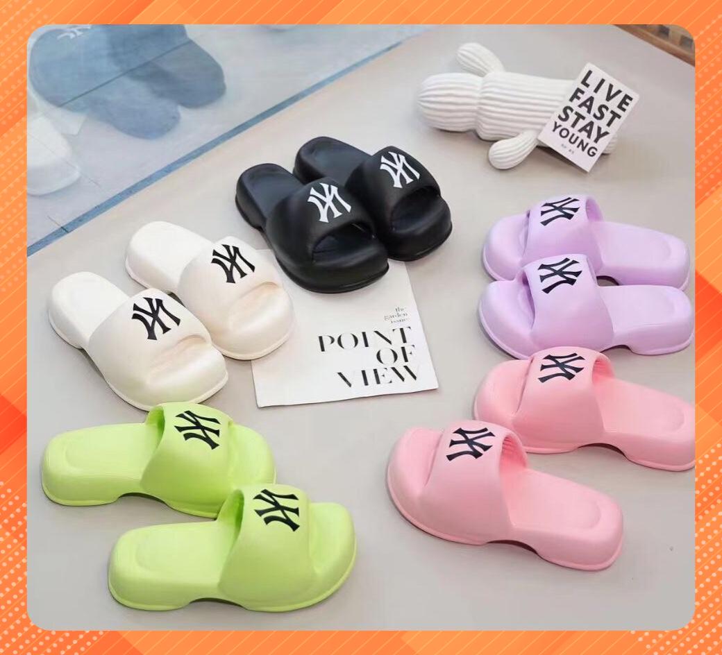 Dép bánh mì nữ cao gót - Dép đúc nguyên khối quai ngang nữ N.Y siêu hot- - Jzo Boutique
