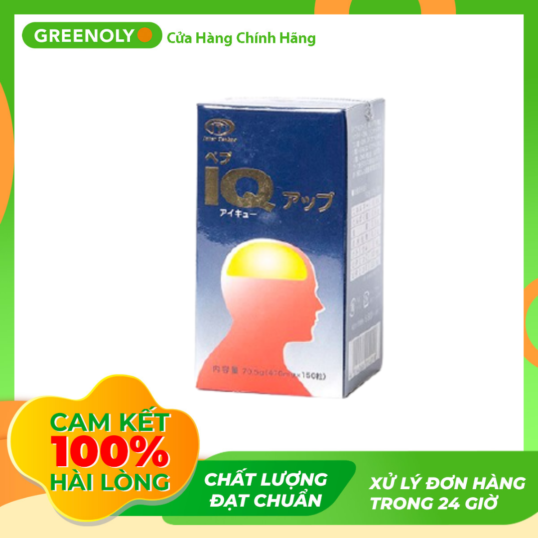 Viên Uống Bổ Não Tăng Trí Nhớ Pep IQ Up 150 Viên - Greenoly Việt Nam phân phối chính hãng