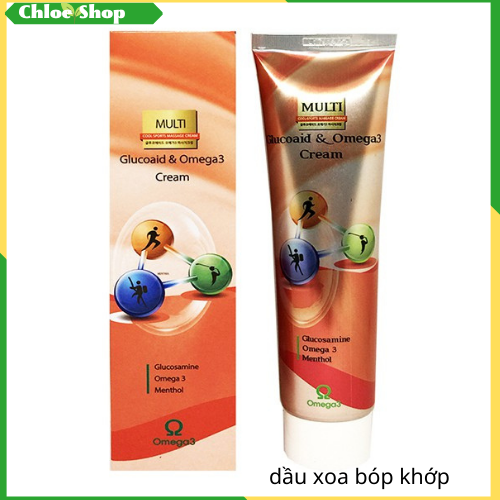 Dầu xoa bóp khớp Glucoaid & Omega3 Cream Hàn Quốc 165ml