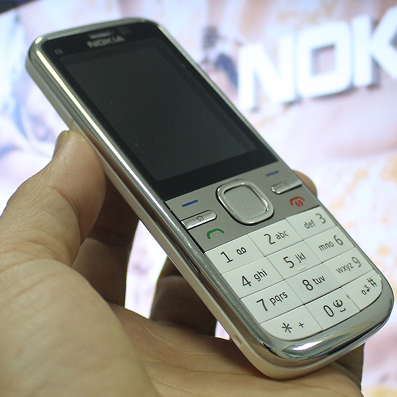 Điện thoại nghe gọi với kiểu dáng cổ điển Nokia C5-00 kèm pin sạc