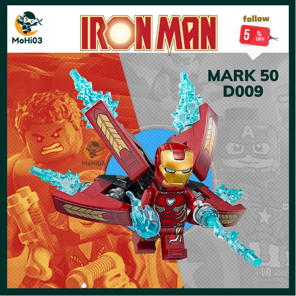 Mô hình Iron Man Mark 50 tỉ lệ 110 ZDtoys  Deluxe Edittion   banmohinhtinhcom