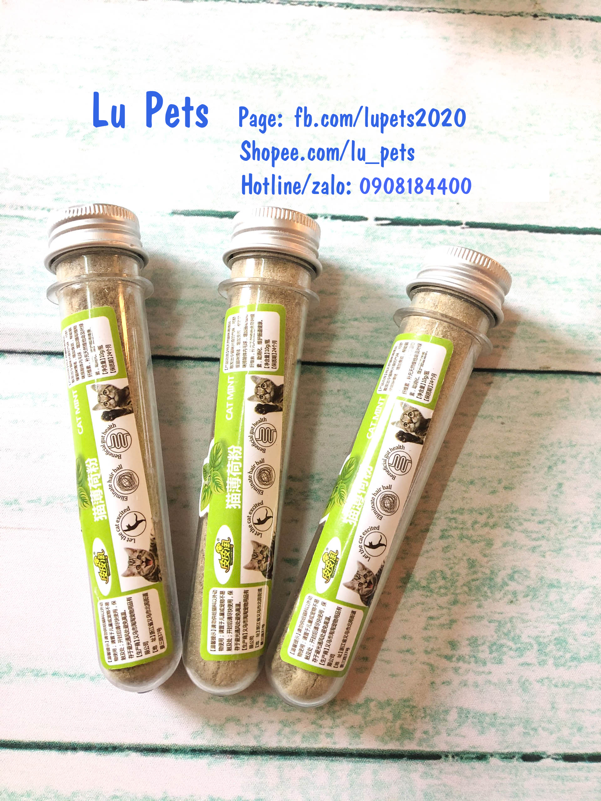 Ống cỏ khô bạc hà cho mèo - bạc hà mèo - canip cho mèo