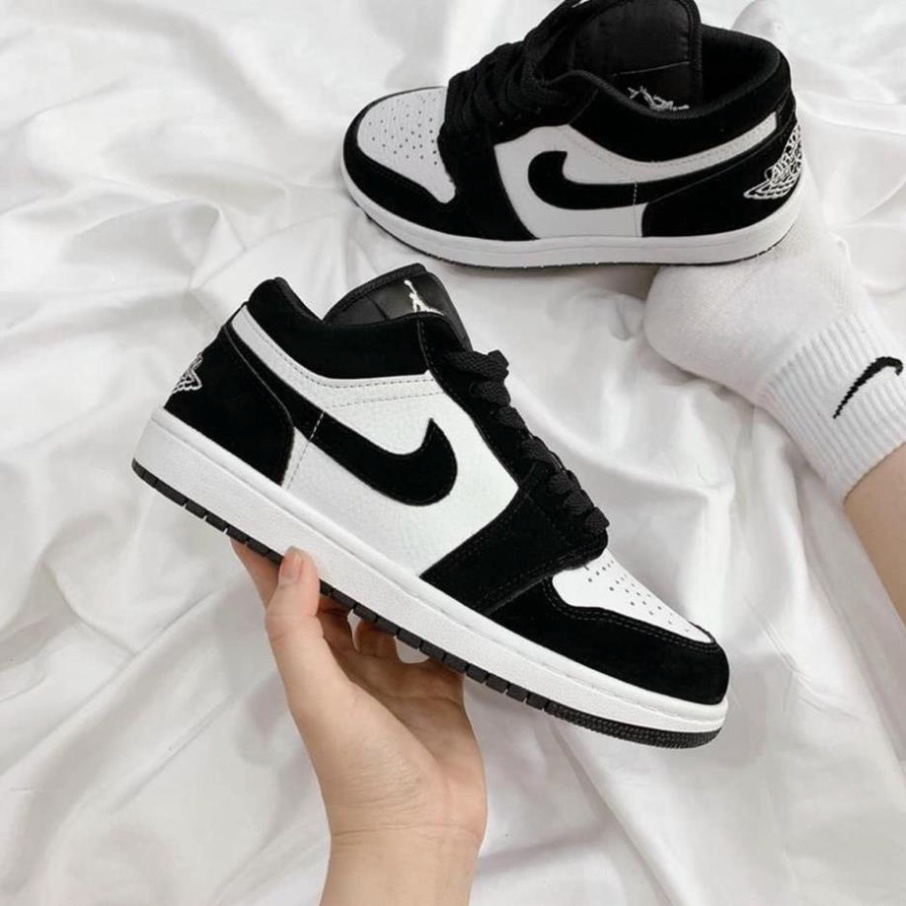 Giày thể thao jordan cổ thấp, Giày sneaker jd cổ thấp đen trắng. Giày thể thao nam nữ chất lượng cao