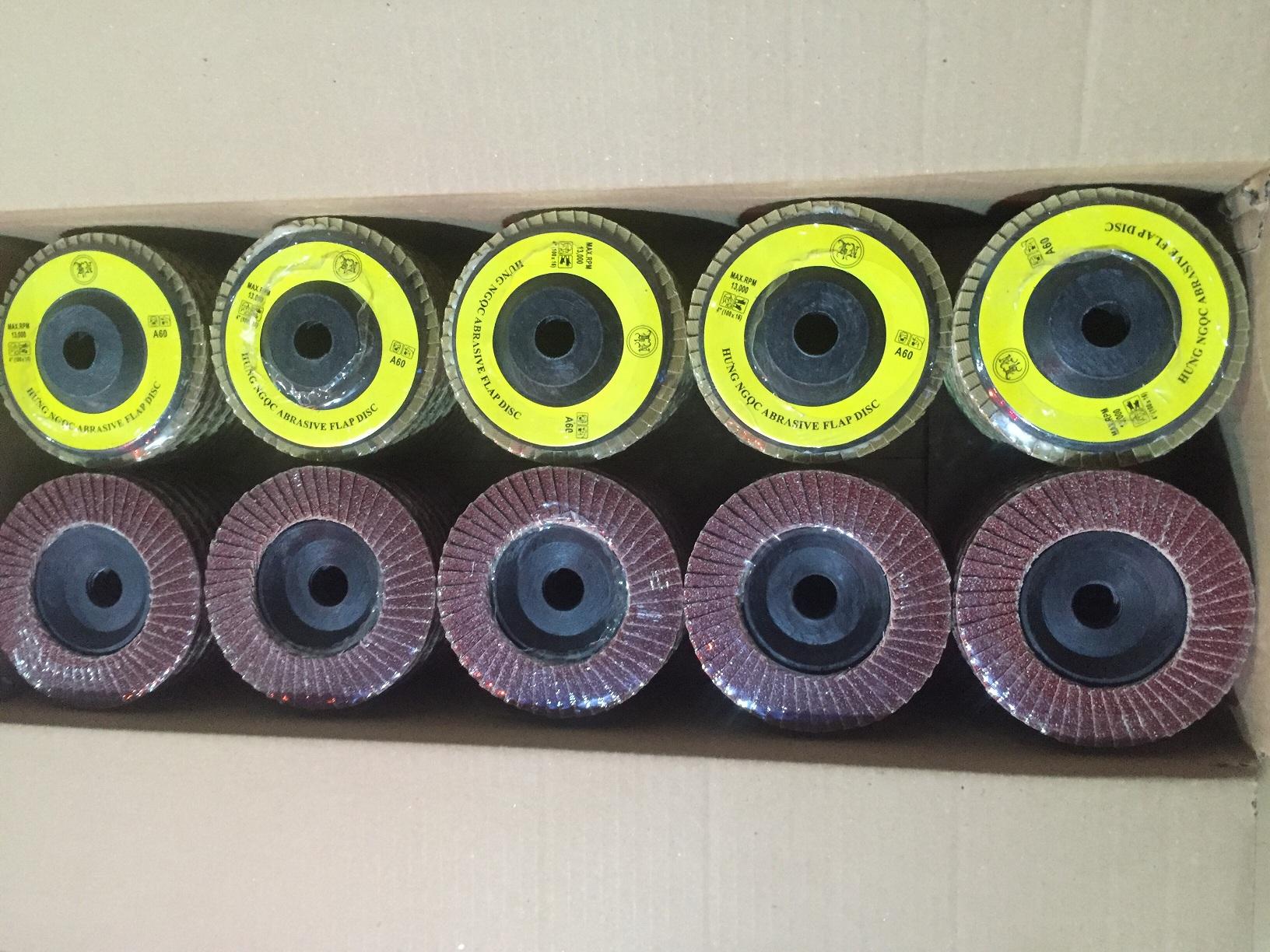 [HCM]nhám xếp hưng ngọc 1 thùng 100 cái- đĩa chà nhám ,mài phá mài láng kim loại,sắt,inox,gỗ...