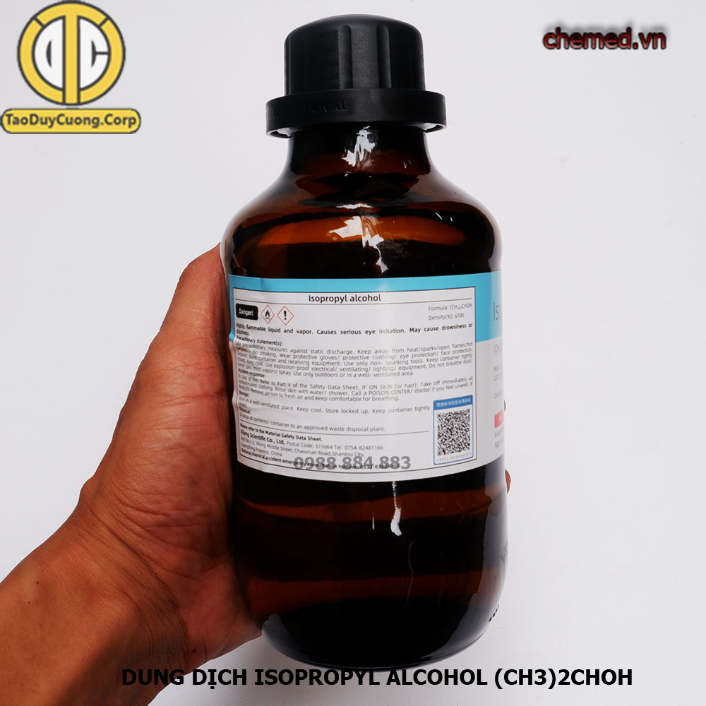 Dung dịch IsoPropyl Acohol -IPA CH32CHOH dung dịch dùng trong y tế thí