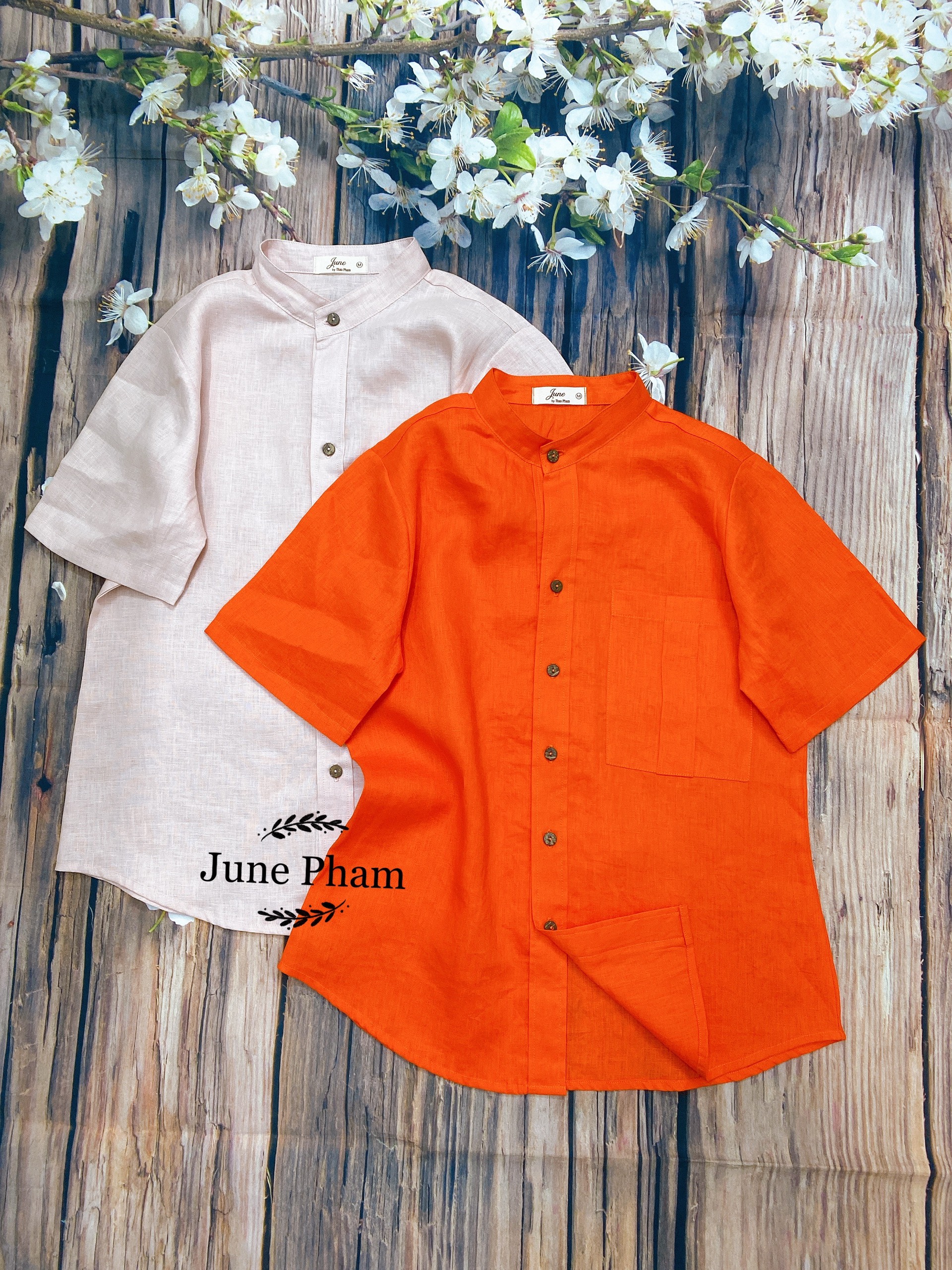 [JUNE LINEN] Áo sơ mi Nữ LINEN TƯNG PREMIUM - Pure Linen - NHIỀU MÀU. A03
