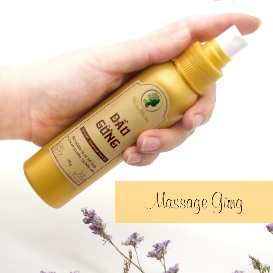 Dầu gừng Wonmom