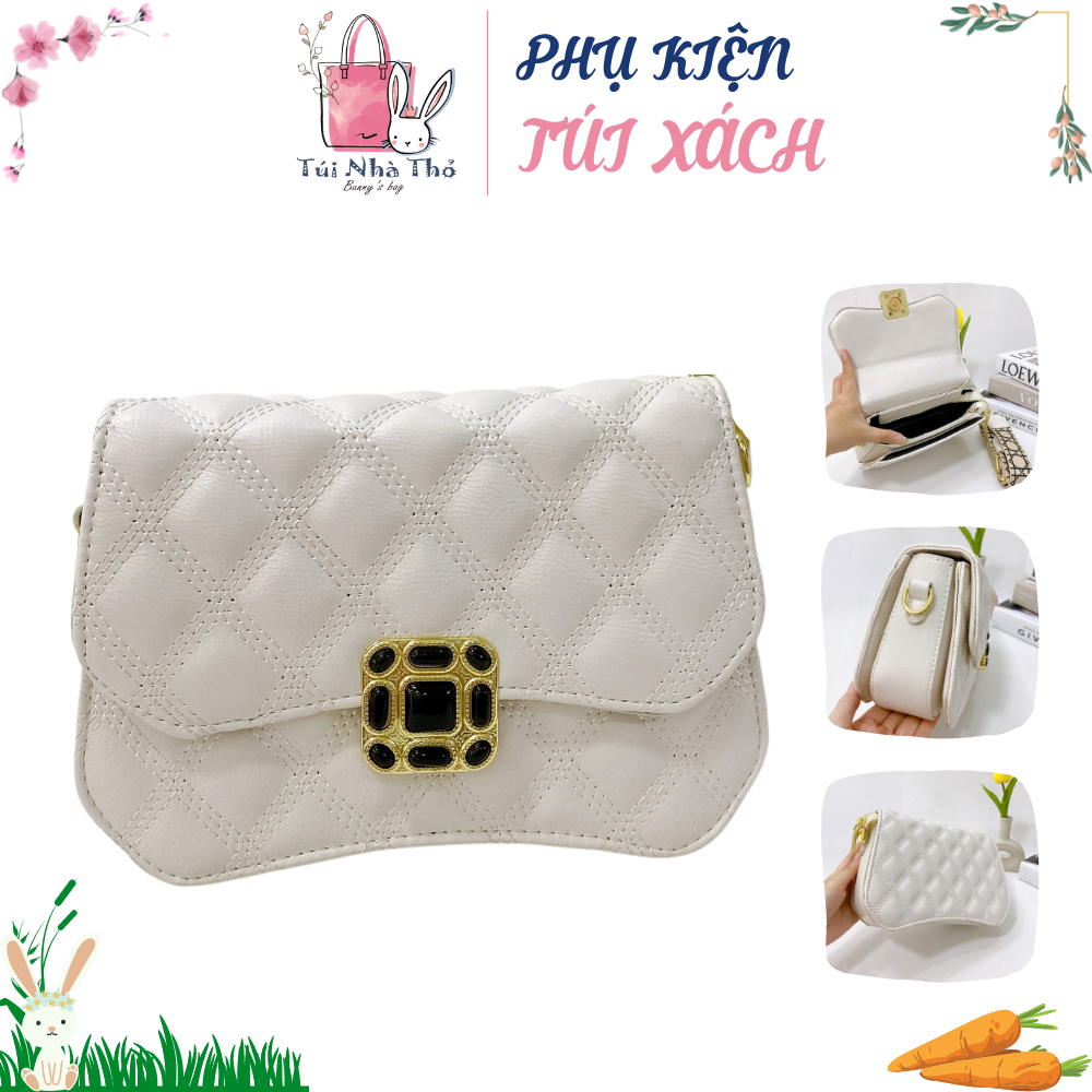 Túi xách nữ Túi xách nữ ô trám khóa vuông siêu đẹp phong cách trẻ trung thời thượng - Túi xách nữ - túi xách da nữ - túi xách da - túi xách mini