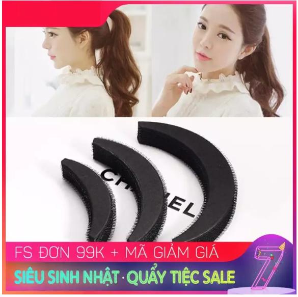 Combo 3 miếng đệm phồng tóc cao cấp - cách đơn giản để có mái tóc phồng đáng yêu