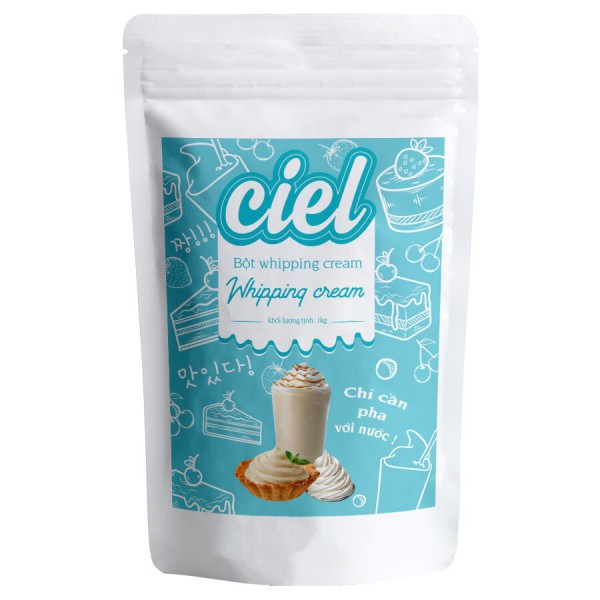 Bột whipping cream ciel - 100g