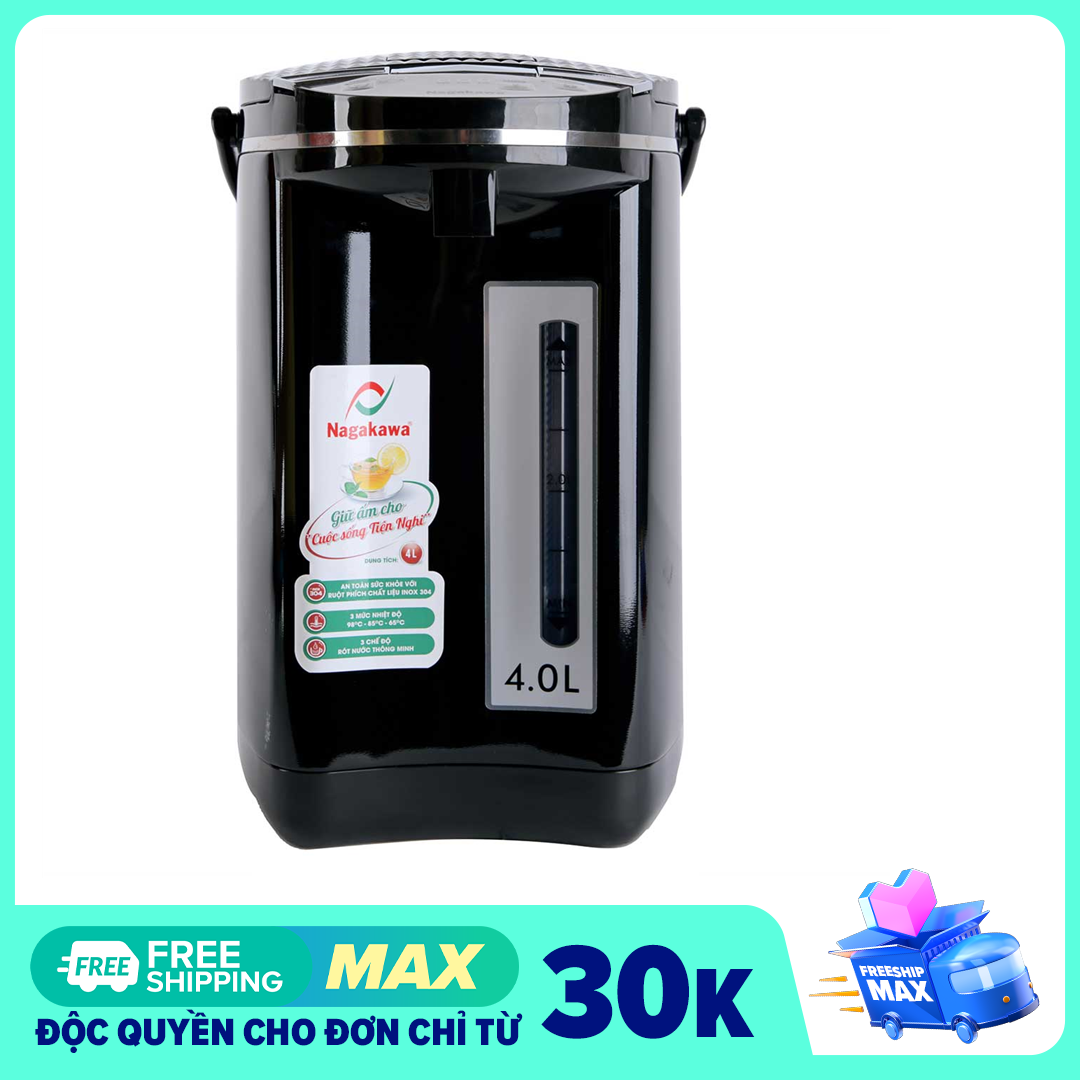 Bình thủy điện 4 lít nagakawa nag0404