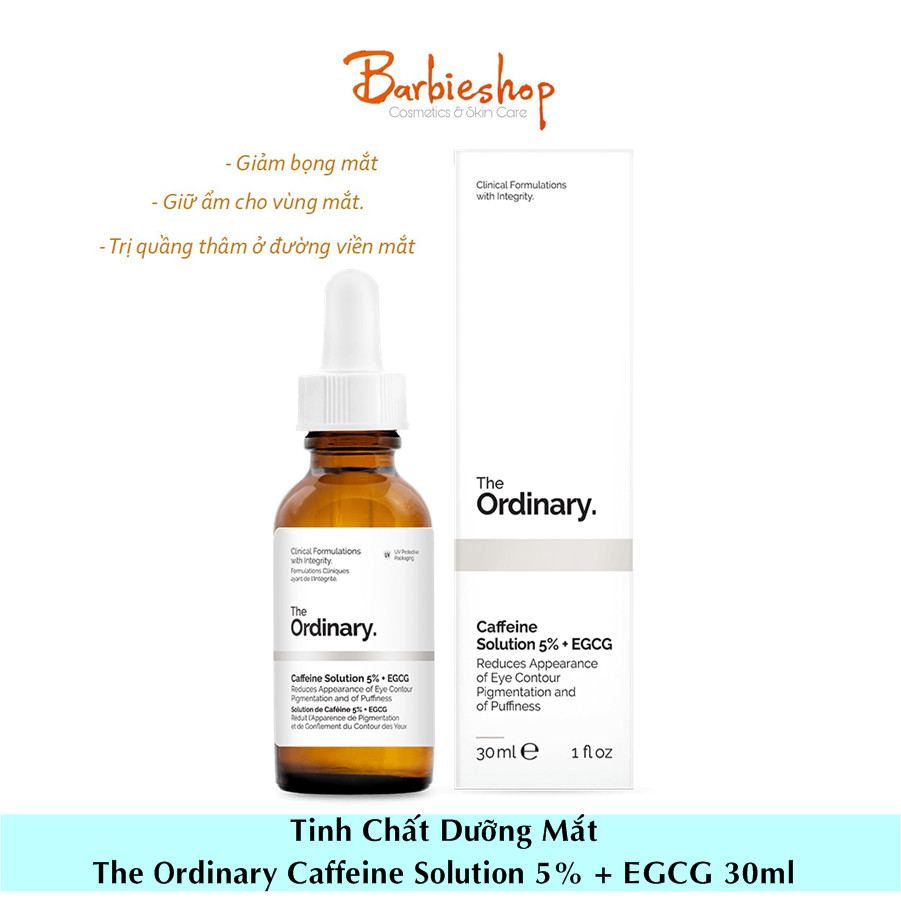 Tinh Chất Serum Dưỡng Mắt The Ordinary Caffeine Solution 5% + EGCG