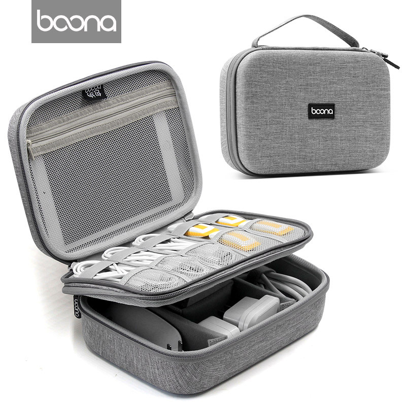 Túi đựng phụ kiện công nghệ BAONA phom cứng cáp chống sốc cực tốt
