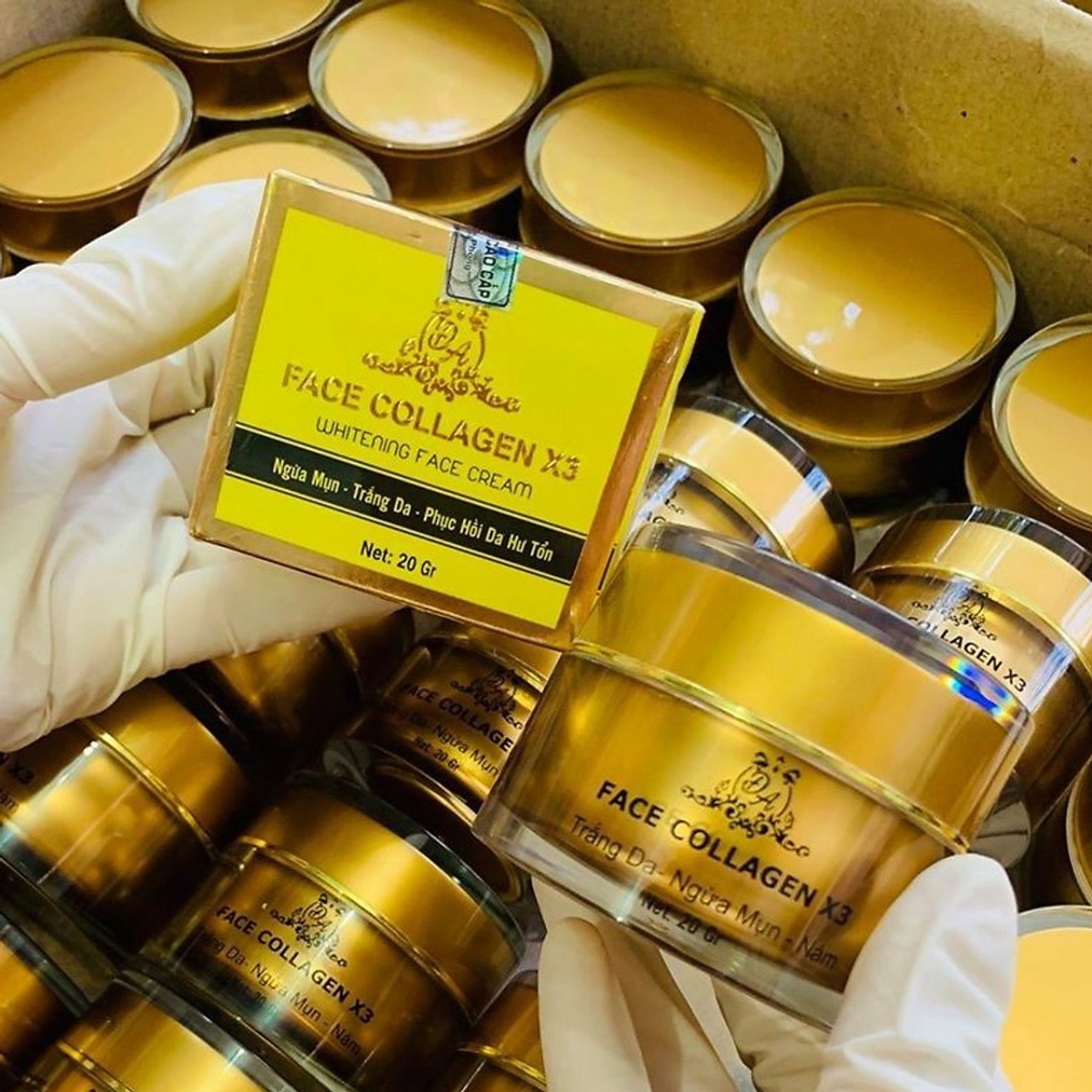 Kem Face Collagen X3 Đông Anh Trắng Da, Ngừa Mụn , Nám (R)