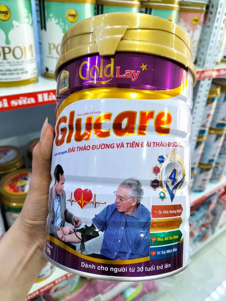 Sữa cho người tiểu đường giúp ổn định đường huyết Glucare Goldlay 900g - Sữa tiểu đường goldlay glucare 900g