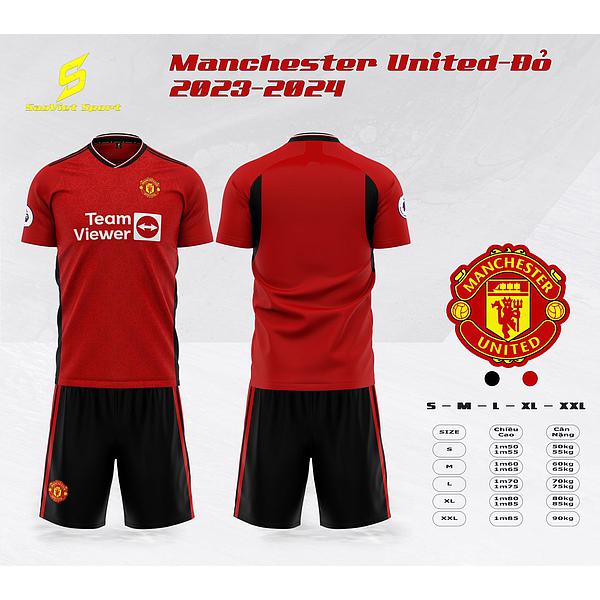 Quần áo đá banh, đá bóng clb manchester united mu 2023