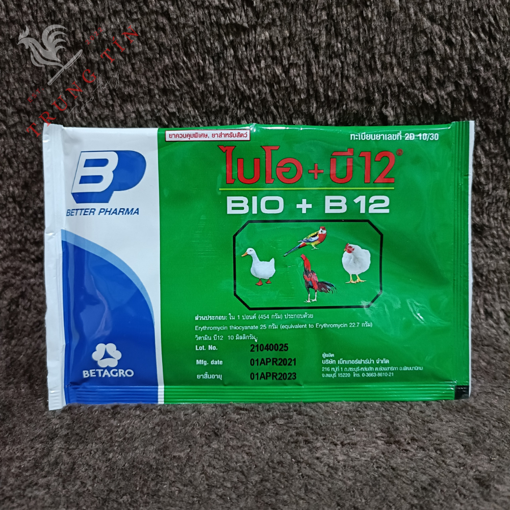 Bio + b12 - thuốc úm gà vịt con - thái lan phòng bệnh gà con