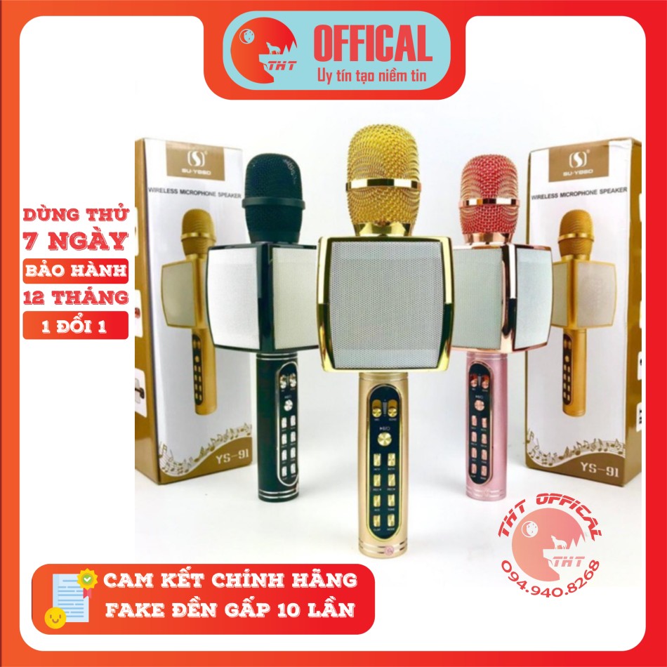 Micro karaoke bluetooth tosing ys-91 bảo hành 12 tháng
