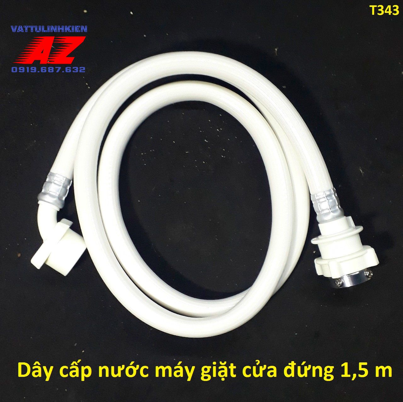 Dây cấp nước tiêu chuẩn cho máy giặt của đứng dài 1.5 mét -3 mét