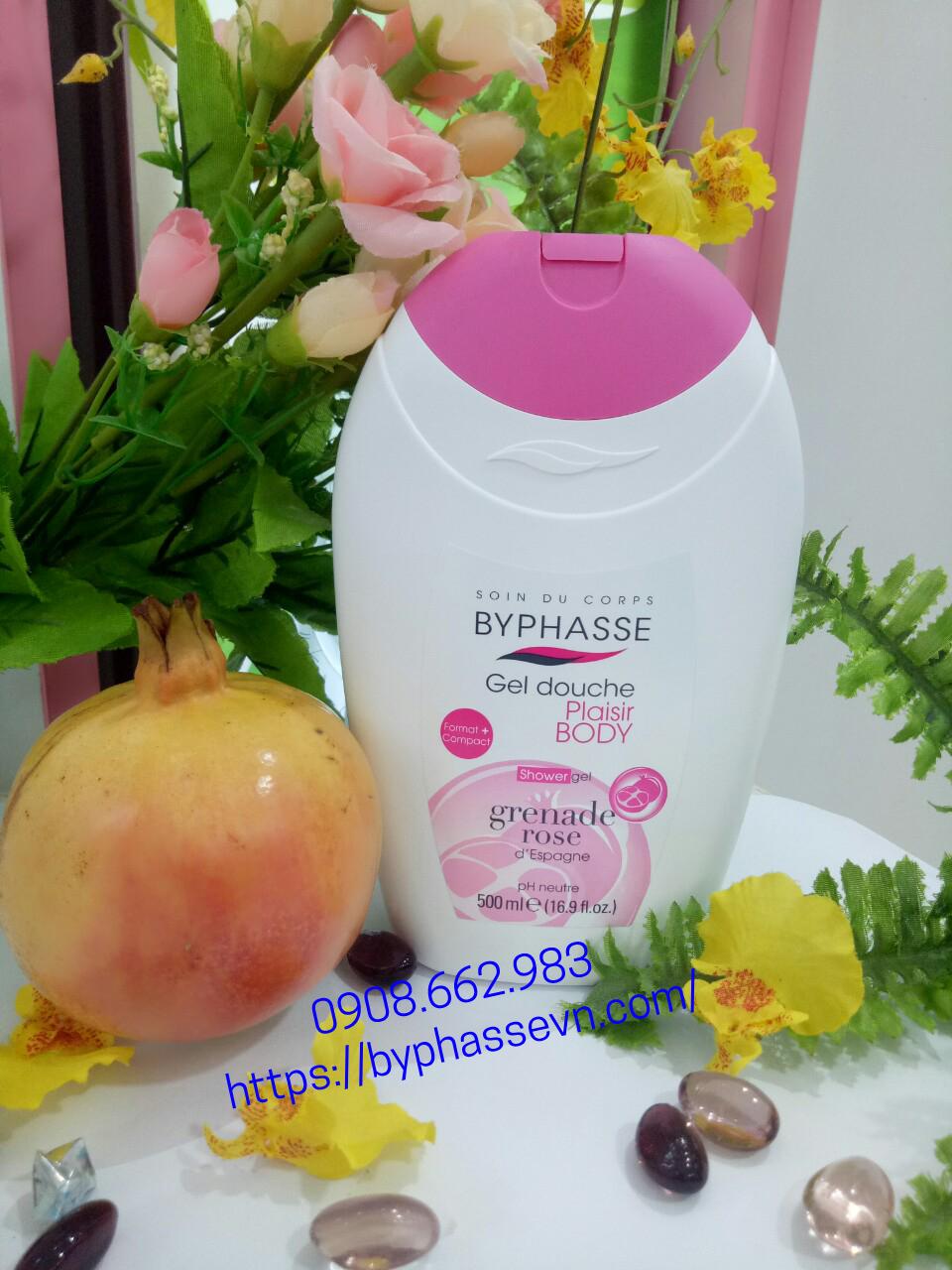 Sữa tắm Byphasse Hương Hạt Lựu 500ml