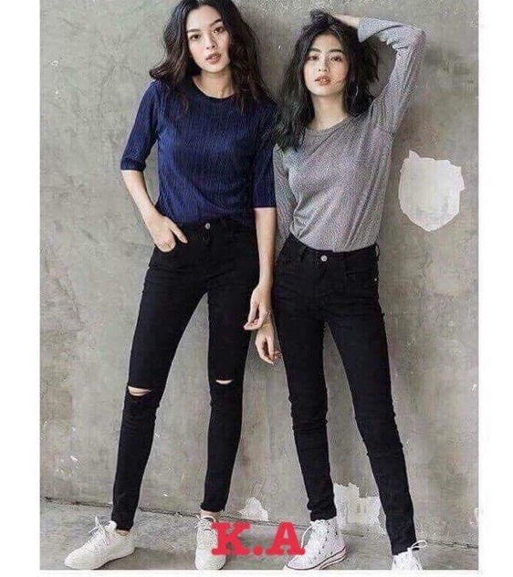 Huyen trang fashion quần nữ quần kaki skinny nữ co giãn n6