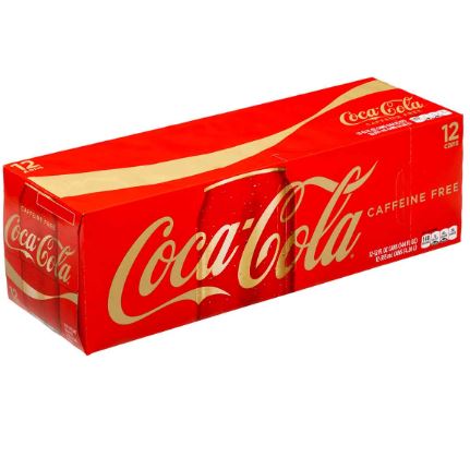 Date 06/26 Thùng 12 lon Coca Cola Caffeine Free Mỹ 355ml x 12