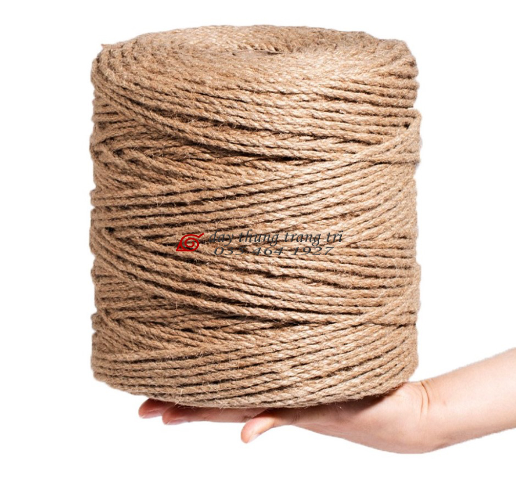 Dây thừng 3mm, dài 50m, dây thừng decor, đồ cào móng mèo, handmade