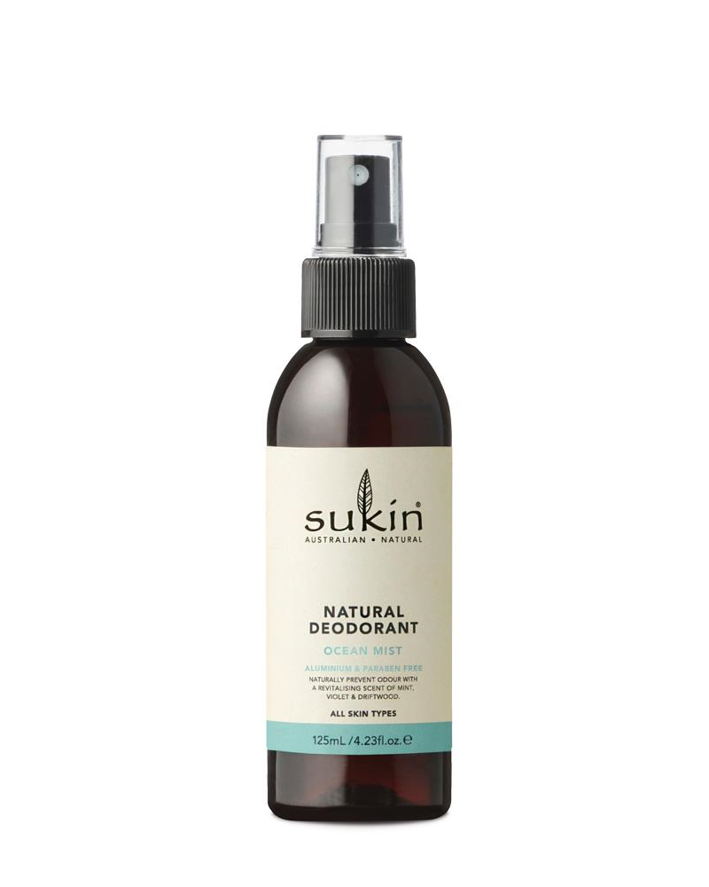 Xịt Khử Mùi Khô Thoáng Tự Nhiên Sukin  Natural Deodorant Ocean Mist 125ml