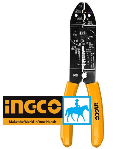 Kìm tuốt dây điện đa năng 8.5inch 215mm Wire Stripper INGCO HWSP851 THT15851
