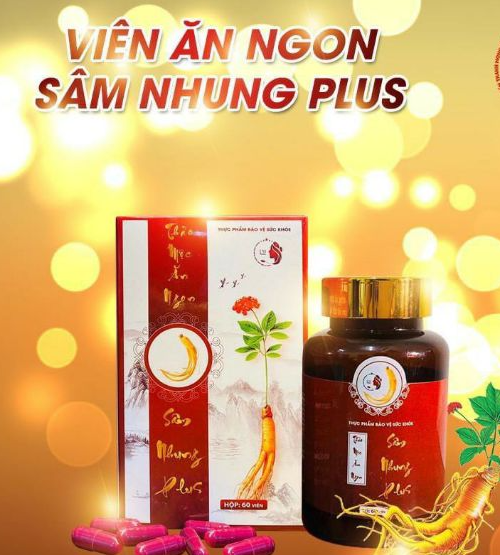 Thảo mộc ăn ngon Sâm nhung Plus – Giải pháp hỗ trợ ăn ngon liệu trình 60 viên