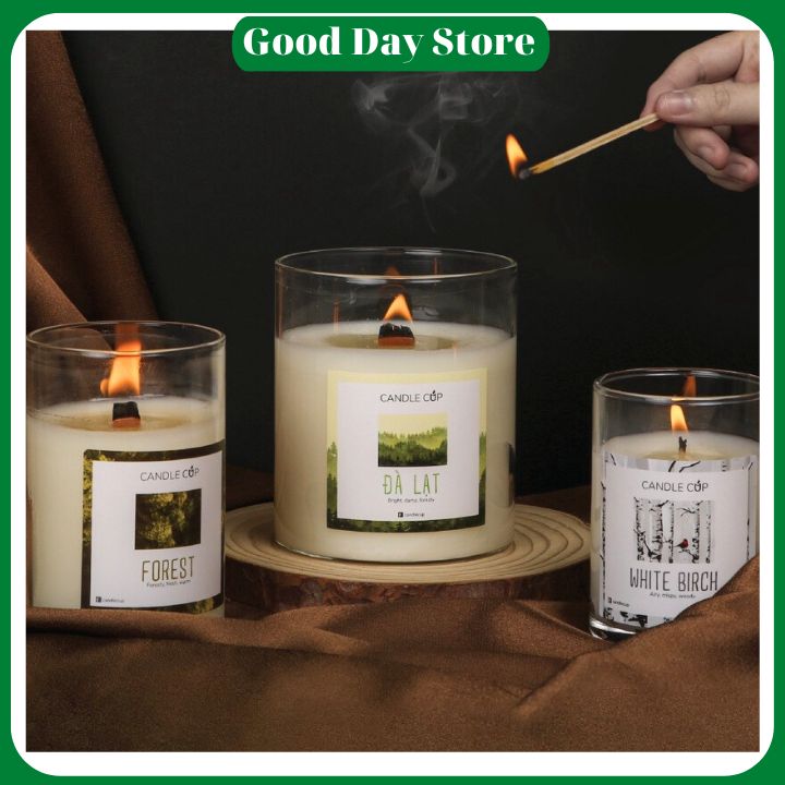 Nến Thơm thiên nhiên AGAYA Candle Cup,thơm phòng ,thư giãn ,giảm stress,dễ ngủ,trang trí decor,làm quà tặng nến thơm