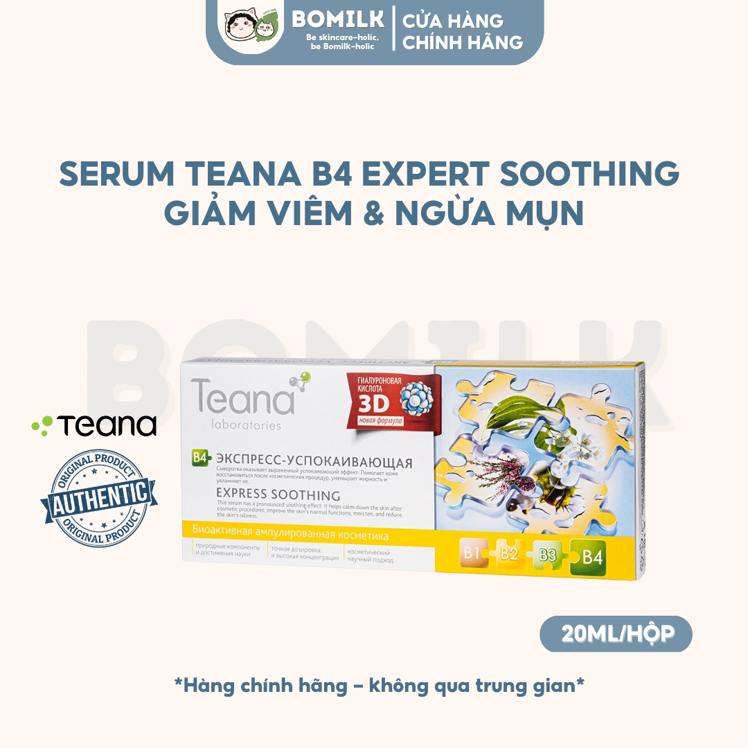 Serum Teana B4 Express Soothing - dịu da mụn & giảm thâm