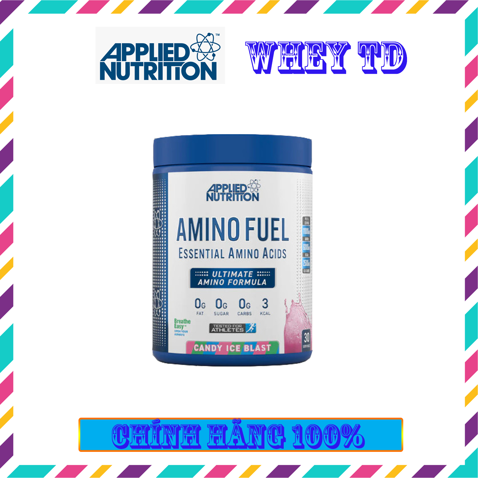 BCAA Amino Hydrate Applied Nutrition 32 Serving vị Fruit Burst - Tăng Cơ Tăng Sức Bền hồi phục cơ bắp bù nước