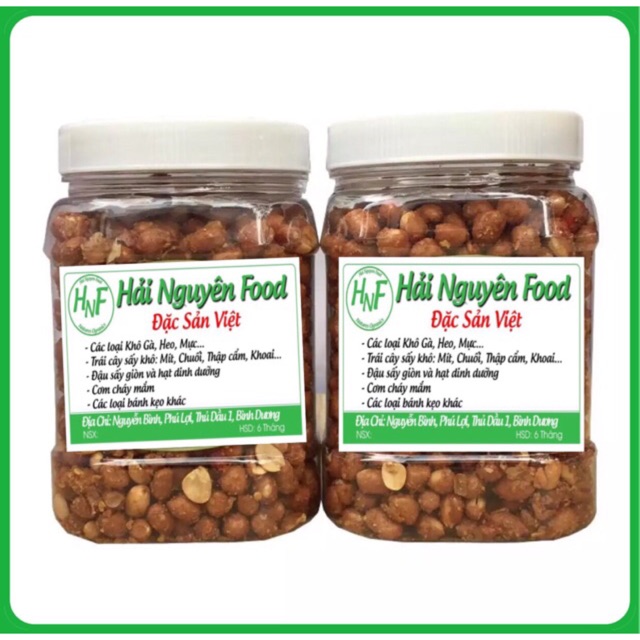 Đậu phộng rang tỏi ớt - 500g