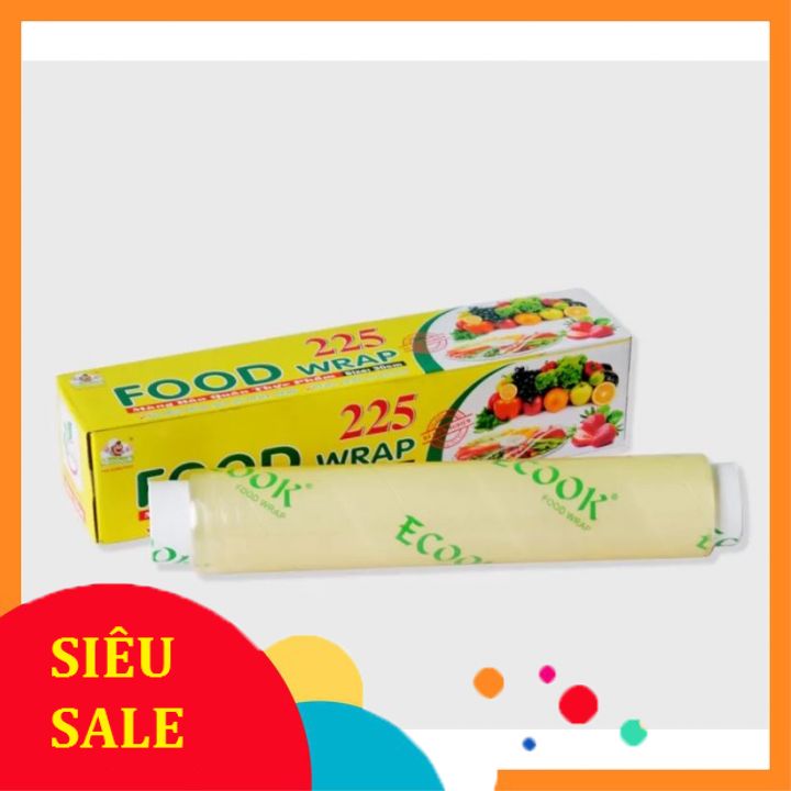 Combo 2 cuộn màng bọc thực phẩm 225/ tặng 1 cuộn màng bọc k225