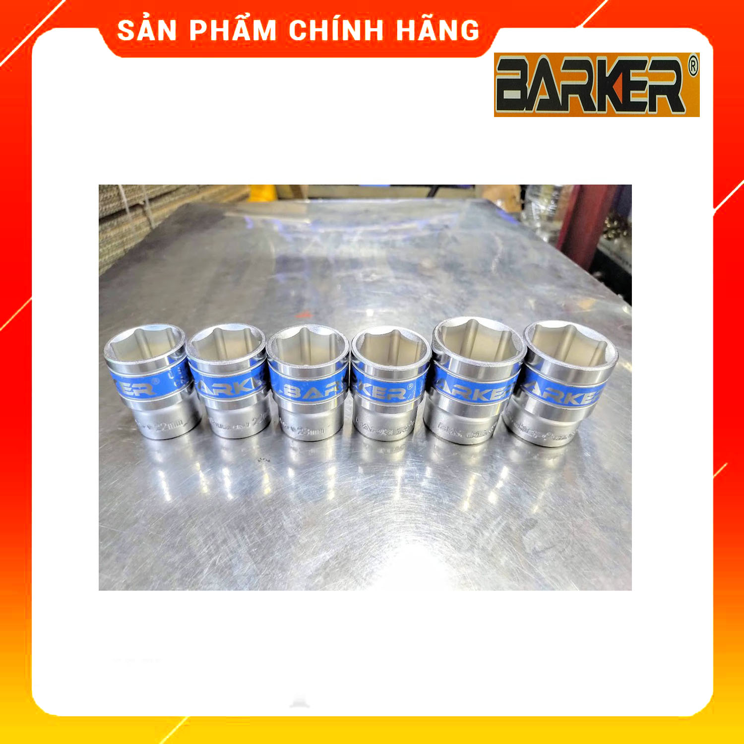 Khẩu ngắn 19mm 1/2'' barker