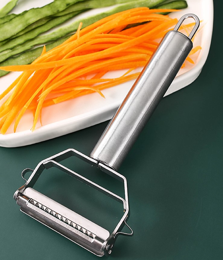 Dao bào gọt củ quả trái cây inox 2 đầu giá rẻ M37